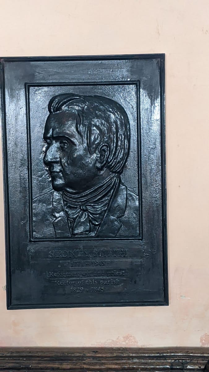 Relief of Sydney Smith