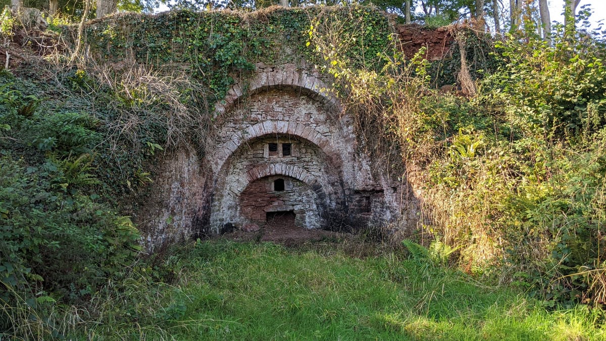 Well preserved Lime Kiln - just outside the village