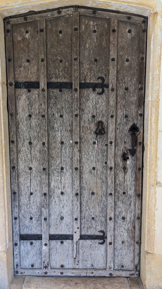A fine Medievil door