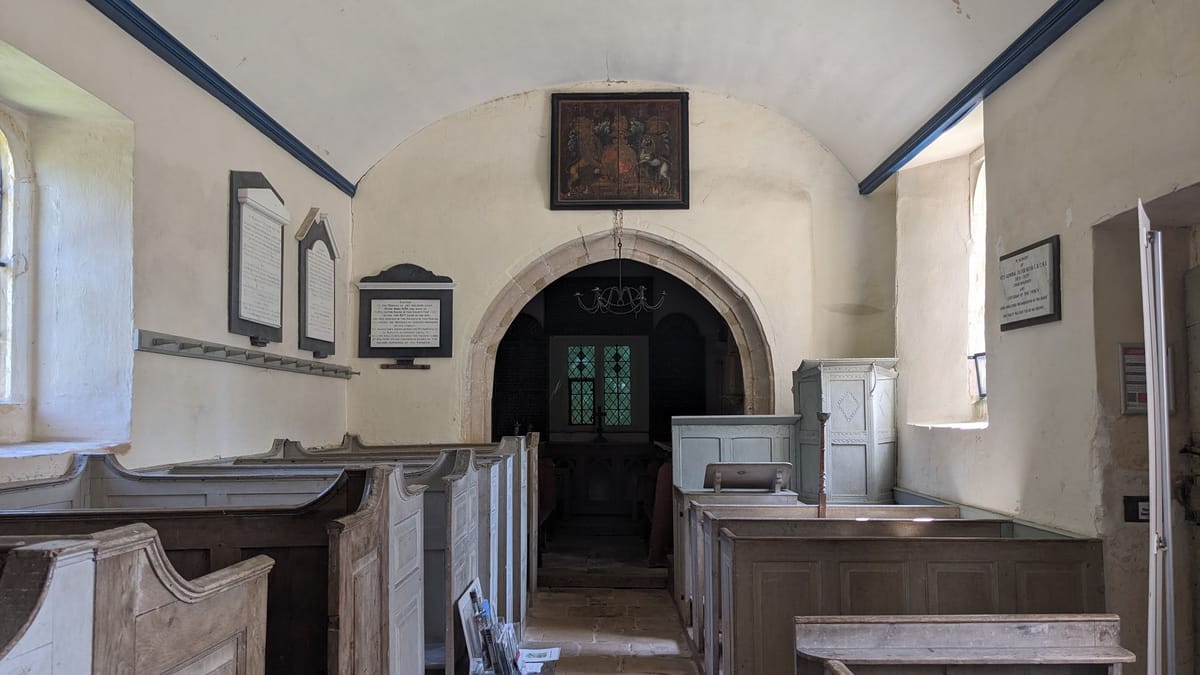 Chancel Arch with continuous moulding