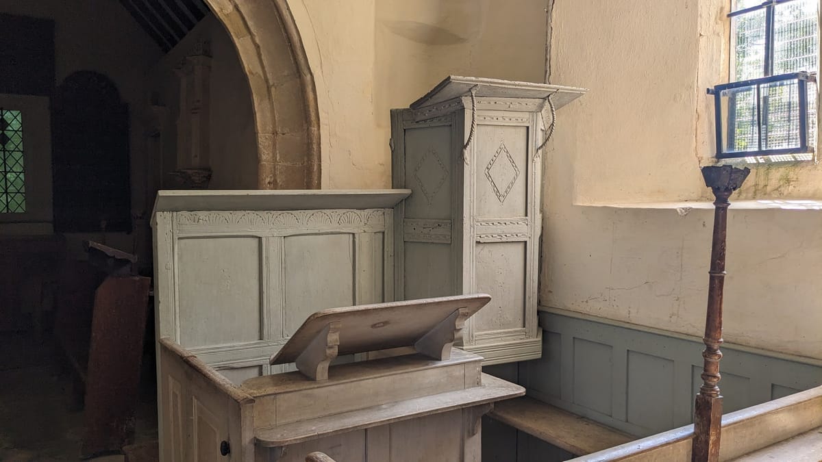 Jacobean Pulpit and Reading Desk
