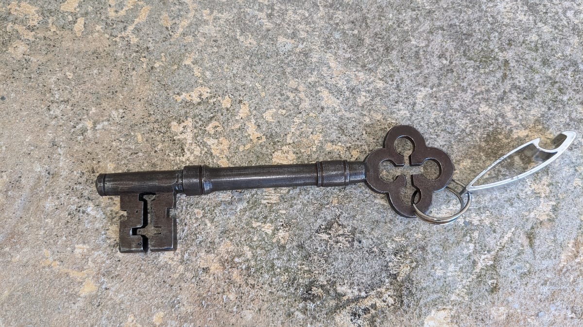 Key collected - ready to explore