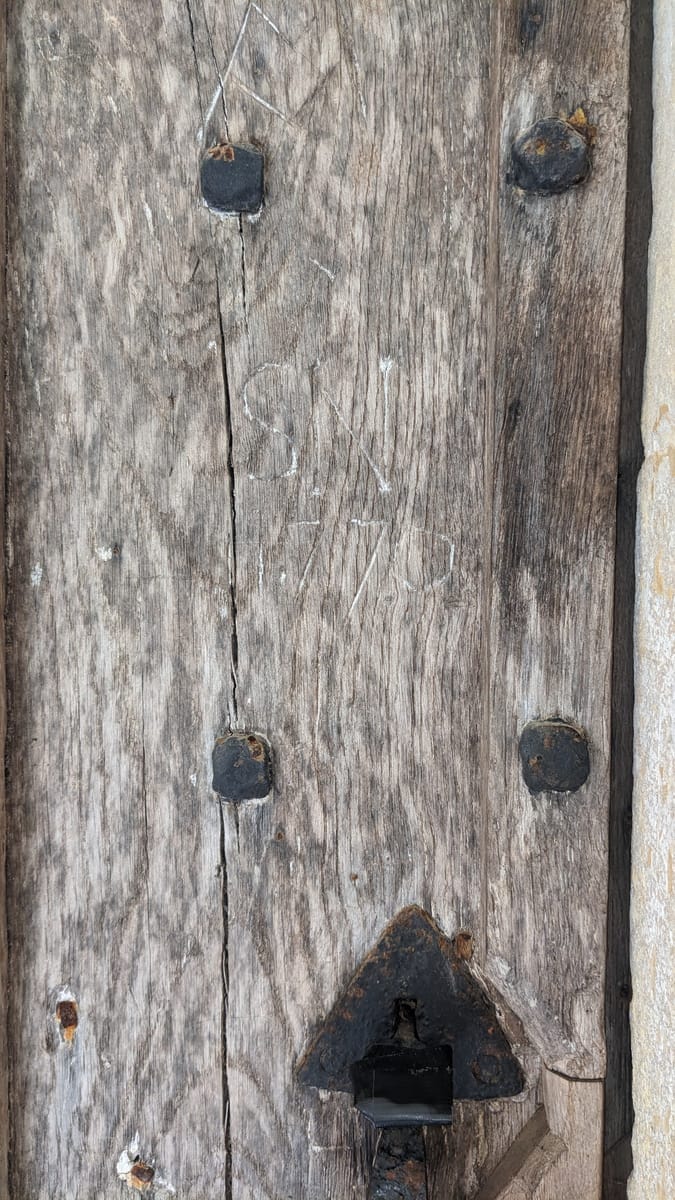 Who was SN, do we think - possibly the Locksmith doing some remedial work