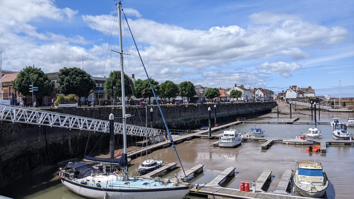 Looking back towards The Esplanade from East Quay