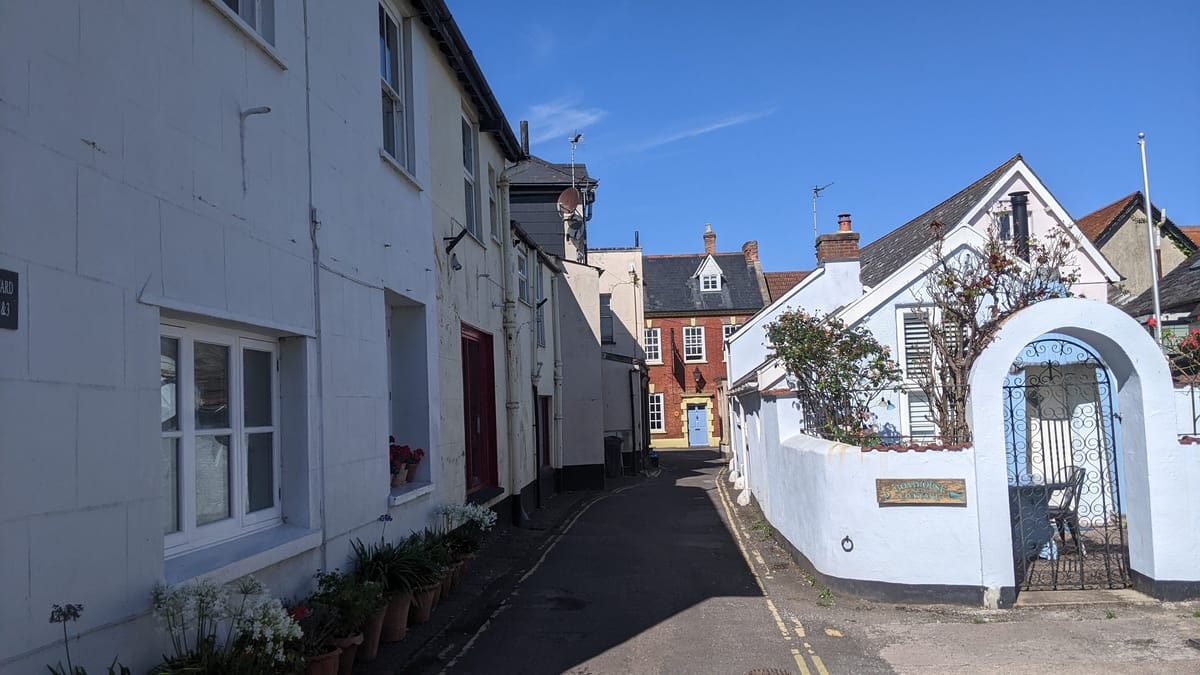 One of the many alleyways in Watchet