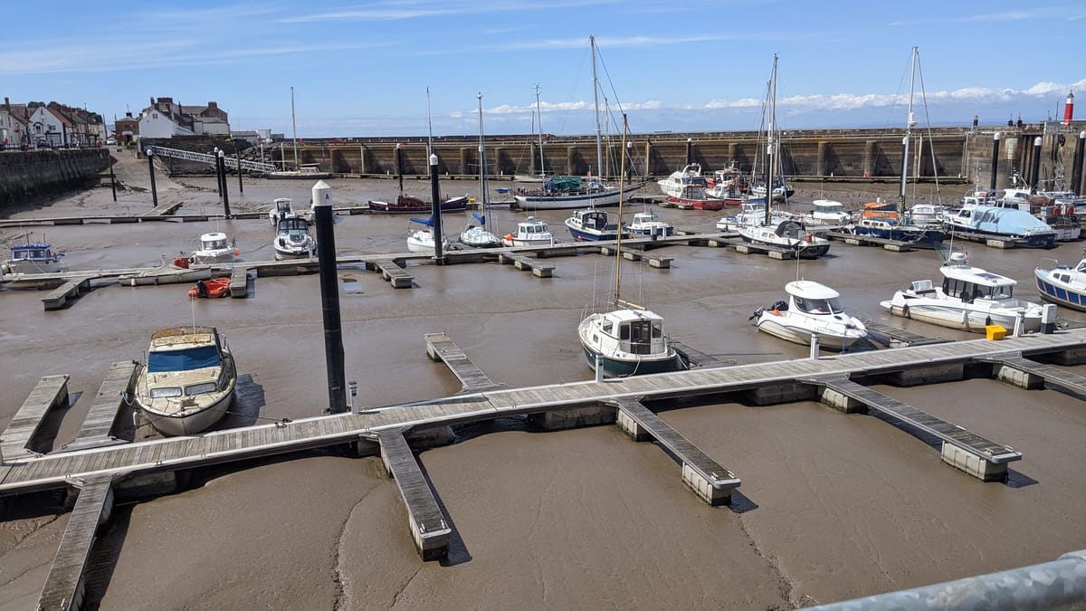 The tide must be out!